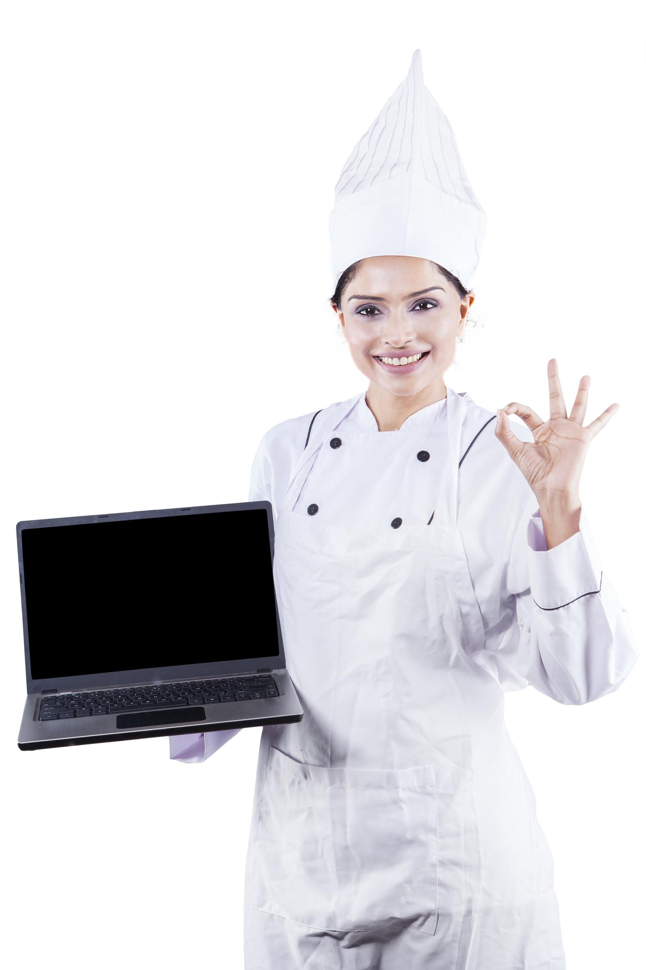 Instructor welcoming students in kitchen